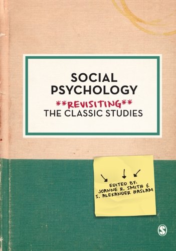 Imagen de archivo de Social Psychology: Revisiting the Classic Studies a la venta por HPB-Red