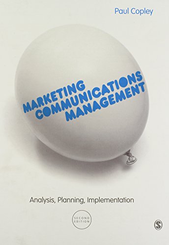 9780857027863: Marketing Communications Management: Analysis, Planning, Implementation
