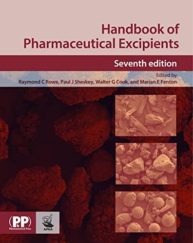 Imagen de archivo de Handbook of Pharmaceutical Excipients a la venta por BookResQ.