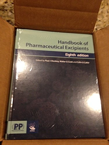 Stock image for Handbook of Pharmaceutical Excipients for sale by Better World Books Ltd