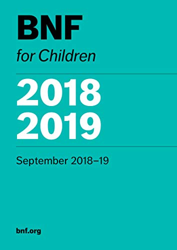 Stock image for BNF for Children (BNFC) 2018-2019 for sale by Better World Books Ltd