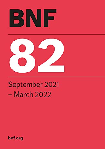 9780857114136: BNF 82 (British National Formulary) September 2021: 82: September 2021 - March 2022