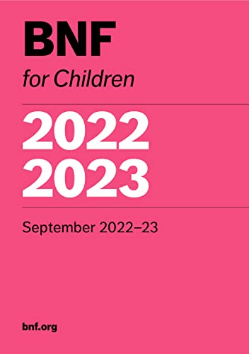 Stock image for BNF for Children 2022-2023: September 2022-23 for sale by Phatpocket Limited