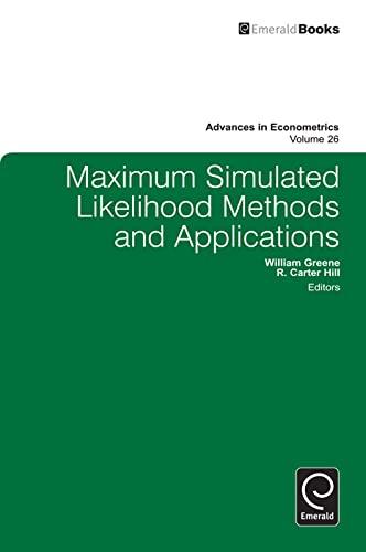 Beispielbild fr Maximum Simulated Likelihood Methods and Applications zum Verkauf von Blackwell's