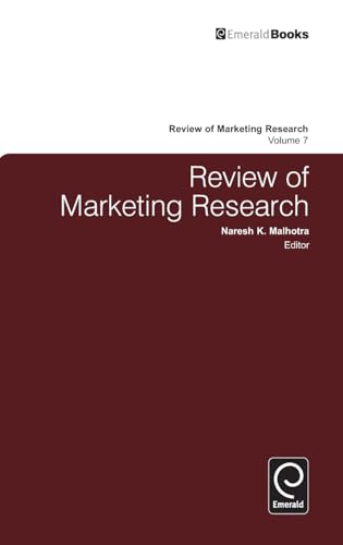 Review of Marketing Research (Review of Marketing Research, 7) (9780857244758) by Naresh K. Malhotra
