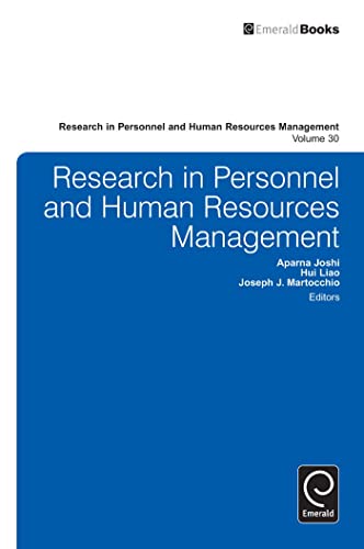 Beispielbild fr Research in Personnel and Human Resources Management. Volume 30 zum Verkauf von Blackwell's