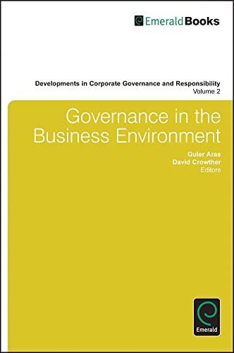 9780857248770: Governance in the Business Environment: 2 (Developments in Corporate Governance and Responsibility)