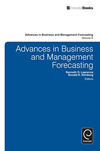 9780857249593: Advances in Business and Management Forecasting (8)