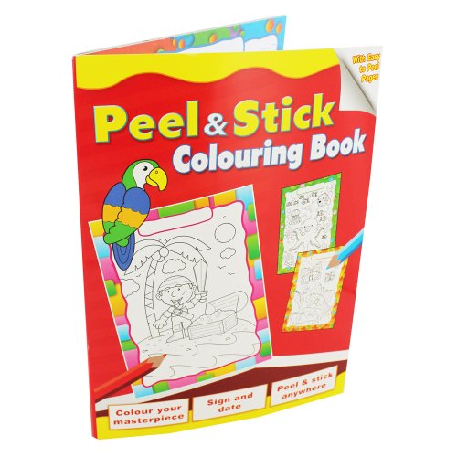 Stock image for Peel And Stick Colouring Book for sale by WorldofBooks