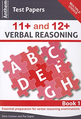 Beispielbild fr Anthem Test Papers 11+ and 12+ Verbal Reasoning Book 1 (Anthem Learning Verbal Reasoning) zum Verkauf von Books From California