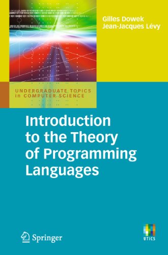 9780857290755: Introduction to the Theory of Programming Languages (Undergraduate Topics in Computer Science)