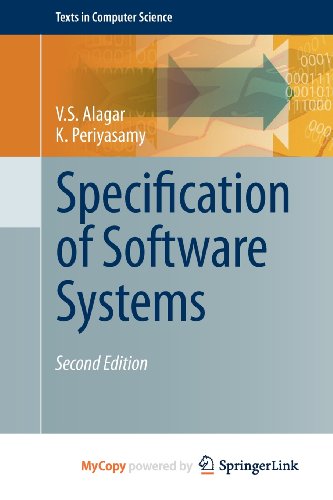 9780857292780: Specification of Software Systems
