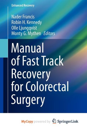 9780857299543: Manual of Fast Track Recovery for Colorectal Surgery