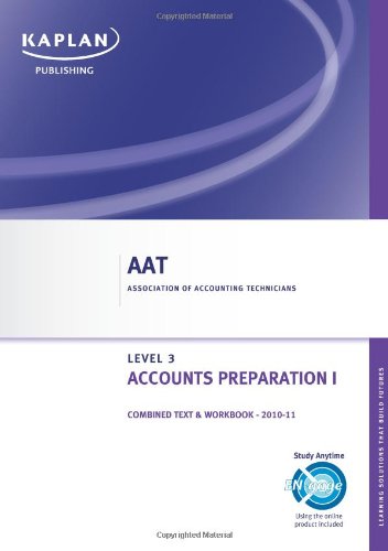 Imagen de archivo de Accounts Preparation I - Combined Text and Workbook (Aat) a la venta por WorldofBooks