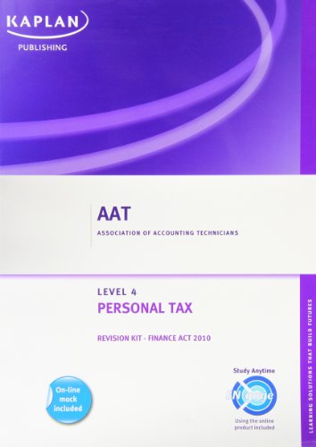 9780857323576: Personal Tax - Revision Kit 2010