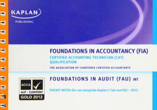 Stock image for FAU (INT) Foundations in Audit - Pocket Notes (Fia Pocket Notes) for sale by Bestsellersuk