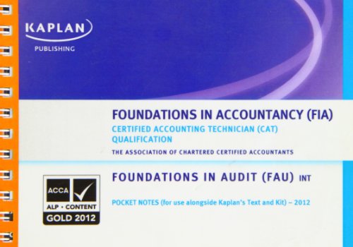 9780857325488: Fau (Int) Foundations in Audit - Pocket Notes