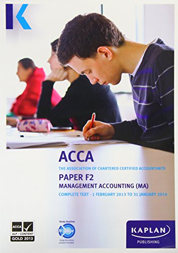 9780857326560: F2 Management Accounting MA - Complete Text