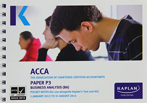 P3 Business Analysis BA: Pocket Notes (Acca Pocket Notes) - Acca