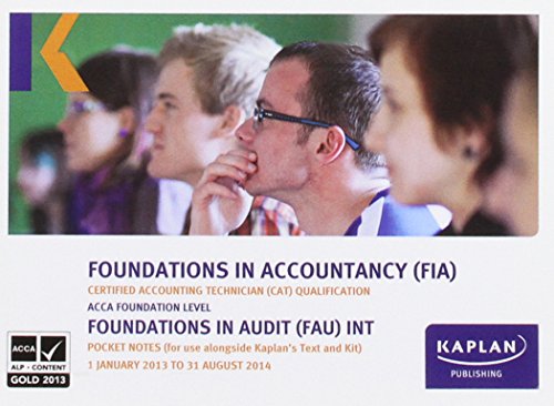 Stock image for FAU (INT) Foundations in Audit - Pocket Notes for sale by Phatpocket Limited