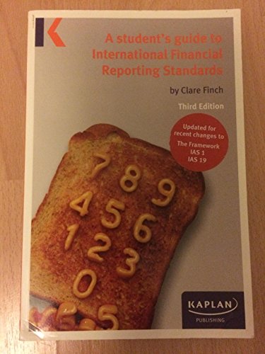 Imagen de archivo de Students Guide to IFRS a la venta por Better World Books Ltd