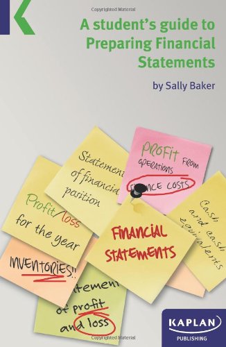 9780857327659: A Students Guide to Preparing Financial Statements