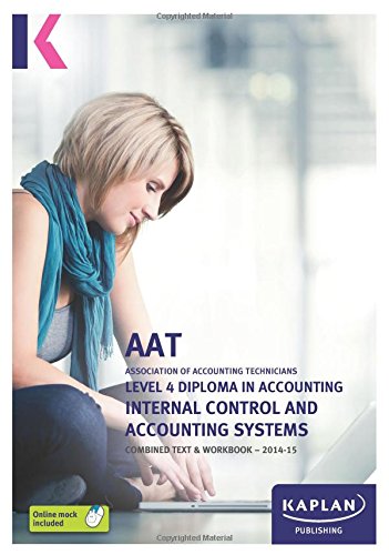 Beispielbild fr Internal Controls and Accounting Systems - Combined Text and Workbook: Level 4 zum Verkauf von WorldofBooks
