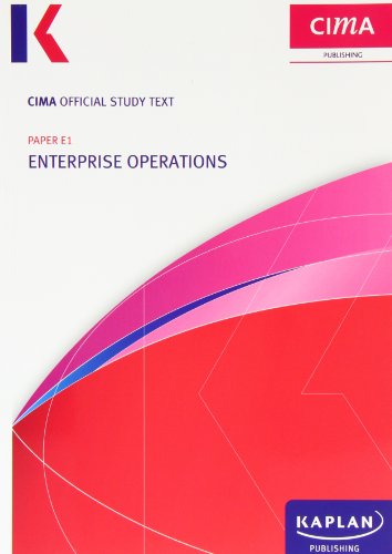 Beispielbild fr E1 Enterprise Operations - Study Text zum Verkauf von WorldofBooks