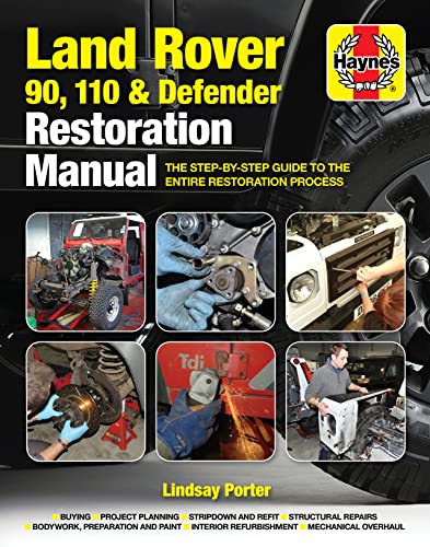 Beispielbild fr Land Rover 90, 110 and Defender Restoration Manual: The Step-By-Step Guide to the Entire Restoration Process (Haynes Restoration Manuals) zum Verkauf von J. and S. Daft