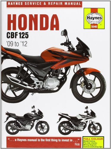 Stock image for Honda CBF125 Service and Repair Manual: 2009 to 2012 for sale by Goldstone Books