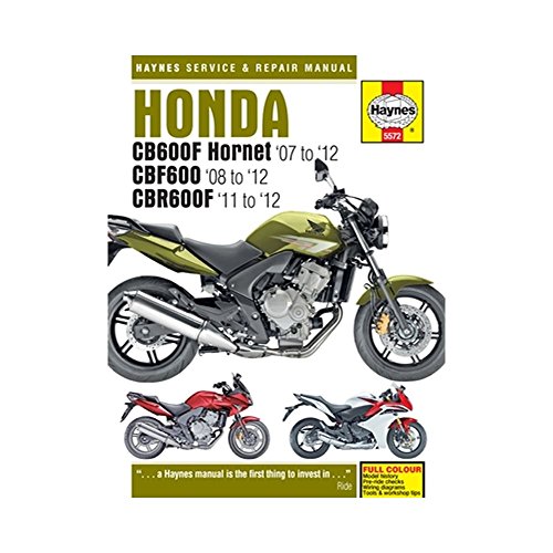 Stock image for Honda CB600 Hornet, CBF600 & CBR600F 2007 - 2012 (Haynes Powersport) for sale by The Shakespeare Hospice