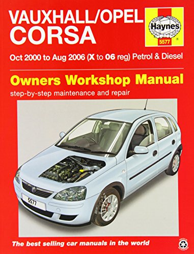 Stock image for Vauxhall/Opel Corsa Service and Repair Manual: 2000-2006 (Haynes Service and Repair Manuals) for sale by Reuseabook
