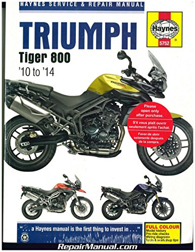 9780857337528: Triumph Tiger 800/800XC, '10-'14 (Haynes Powersport)