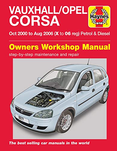 Stock image for Vauxhall/Opel Corsa. Oct 2000 to Aug 2006 (X to 06 reg) Petrol and Diesel. Owners Workshop Manual. Step-By-Step Maintenance and Repair for sale by The London Bookworm