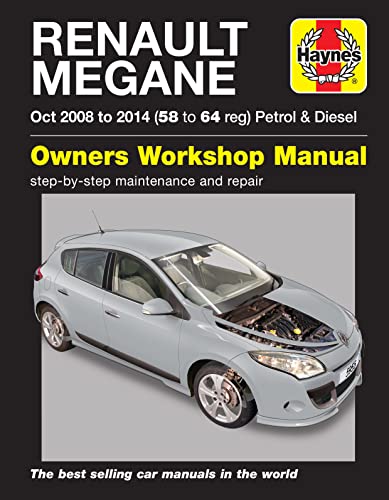 Stock image for Renault Megane (Oct '08-'14) 58 To 64 for sale by THE SAINT BOOKSTORE