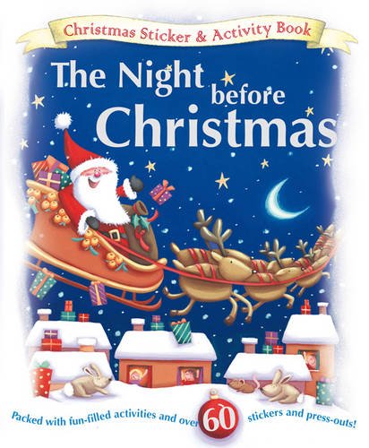 Stock image for Xmas Activity: The Night Before Christmas (Sticker and Activity Book) for sale by Wonder Book