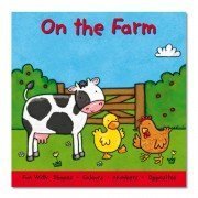 9780857348722: On the Farm Shapes, Colors, Numbers & Opposites (A push-pull-turn and lift book)