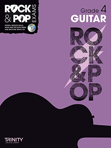 Imagen de archivo de Trinity Rock & Pop Guitar Grade 4 (With Free Audio CD) a la venta por WorldofBooks