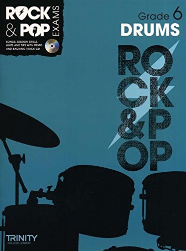 9780857362513: Trinity Rock & Pop Exams: Drums Grade 6 (With Audio CD)