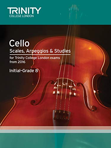 9780857364333: Cello Scales, Arpeggios & Studies Initial–Grade 8 from 2016 (Trinity Repertoire Library)