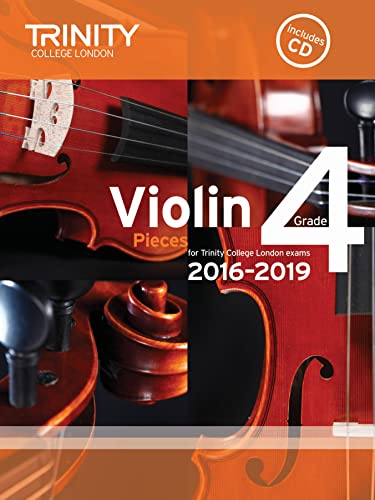 Stock image for Violin Exam Pieces Grade 4 2016-2019 (Score, Part & CD) (Trinity Repertoire Library) for sale by WorldofBooks