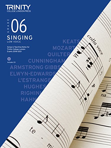 9780857365927: Trinity College London Singing Grade 6 Low Voice 2018-2021