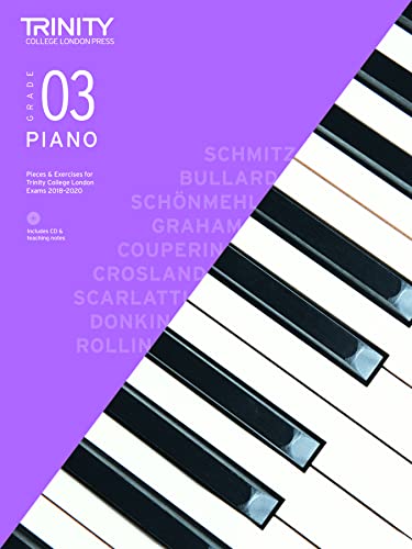9780857366108: Trinity College London Piano Exam Pieces & Exercises 2018-2020. Grade 3 (with CD)