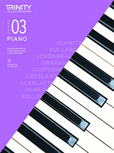 Stock image for Trinity College London Piano Exam Pieces & Exercises 2018-2020 Grade 3 (with CD) (Piano 2018-2020) for sale by WorldofBooks