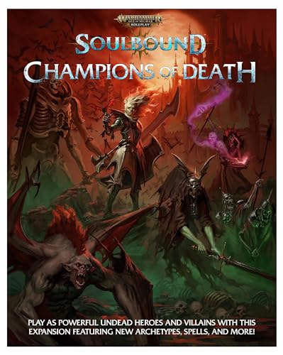 Imagen de archivo de Warhammer Age of Sigmar Soulbound Champions of Death a la venta por Chris Korczak, Bookseller, IOBA