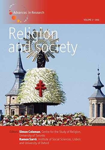 Stock image for Religion and Society: Volume 2: Advances in Research for sale by Lucky's Textbooks