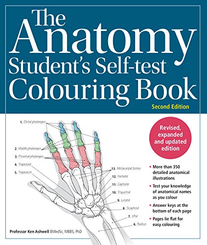 Beispielbild fr The Anatomy Student's Self-Test Colouring Book zum Verkauf von WorldofBooks