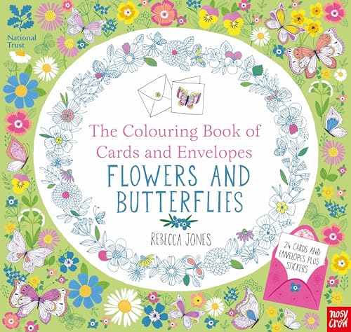 9780857637321: National Trust: The Colouring Book of Cards and Envelopes - Flowers and Butterflies (Colouring Cards and Envelopes Series)