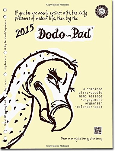 9780857700711: Dodo Pad A4 2/4 Ring/US Letter 3-Ring/Filofax-Compatible 2015 UNIVERSAL Diary Refill - Week to View Calendar Year Diary: A Combined Family Diary-Doodle-Memo-Message-Engagement-Organiser-Calendar-Book