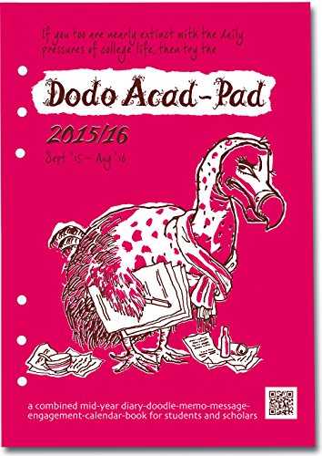 Beispielbild fr Dodo Acad-Pad Filofax-Compatible A5 Diary Refill 2015 - 2016 Week to View Academic Mid Year Diary : A Combined Mid-Year Diary-Doodle-Memo-Message-Engagement-Calendar-Book for Students, Teachers and Scholars zum Verkauf von Buchpark